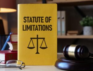 The statute of limitations (SOL) is displayed as text, highlighting the legal time limit within which a lawsuit or claim must be filed, after which legal action is barred.